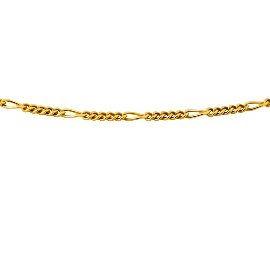 9ct Gold 3.3g 18 inch Figaro Chain